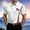 White10, variant on Men's 4th of July Polo Shirt American Flag Short Sleeve Golf Shirt Casual Button Down Shirts Independence Day Outfit(White1,XXXXXL)