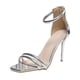 thumbnail image 2 of Zapatos de mujer Sandalias casuales con cremallera en la parte trasera Tacón súper alto Punta cuadrada Tacones de aguja brillantes Wmkox8yii hfjk3973, 2 of 9