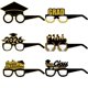 thumbnail image 1 of Gafas de papel para fiestas de graduación y reuniones. Temporada de graduación. Fotos divertidas. Ambiente de fiesta de graduación., 1 of 4