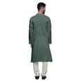 thumbnail image 3 of Atasi Kurta Longue en Coton Imprimé pour Hommes, Pyjama Kurta Décontracté, 3 of 5