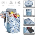 thumbnail image 5 of Travel Cooler Bag - Pioneer Flower Floral Print Pattern Camping Beer Cooler Backpack with Bottle Opener- Waterproof Insulated Picnic Backpacks - Cooler Bag for Beach, 5 of 6