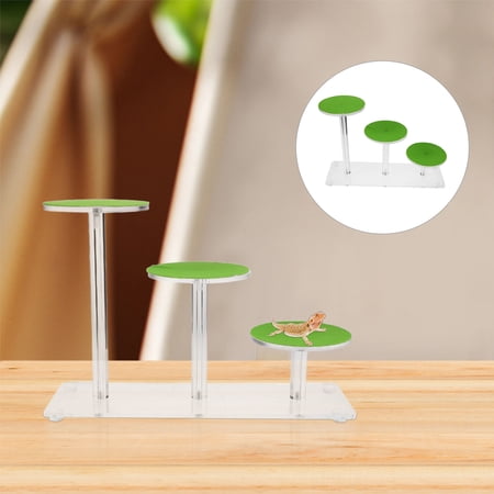TABLZONE Multi-Level Reptile Basking Platform for Turtle Bearded Dragon Gecko Terrarium Climbing and Resting Decor