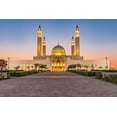 thumbnail image 2 of Wilson, Emily M. 32x23 Gold Ornate Wood Framed with Double Matting Museum Art Print Titled - Middle East-Arabian Peninsula-Oman-Ad Dakhiliyah-Nizwa-Sunset at the Sultan Qaboos Grand Mosque, 2 of 4
