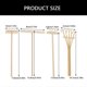 thumbnail image 3 of 4pcs Miniature Garden Rake Set Wood Tools for Desktop and Home Ornamentation Professional Sandbox Accessories, 3 of 5