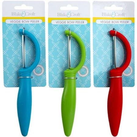 

Regent Products G25868T Peeler Plastic Kitchen Tie On Cardred Veggie Bow 3 Assorted Color