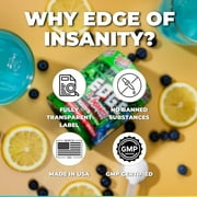 Psycho Pharma Edge of Insanity - Workout Powder for Focus, Strength, Energy (Spiked Punch), 50 Servings