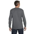 thumbnail image 4 of Gildan Adult Heavy Cotton Long-Sleeve T-Shirt, Big Boy, Male, CHARCOAL, L, 4 of 4