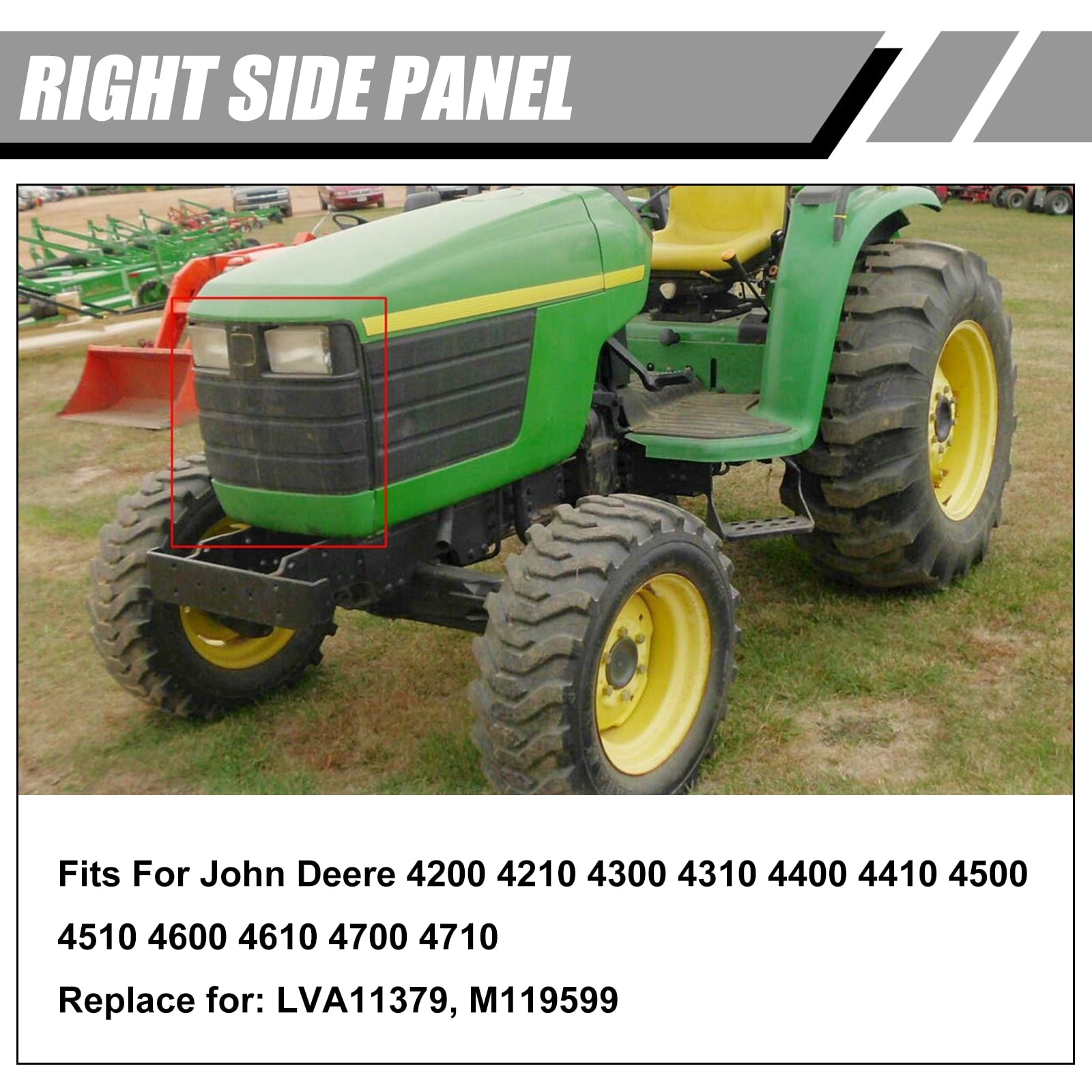 Kojem Front Grille For Lawn Mower John Deere 4210 4310 4410 4510 4610 4710