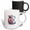 Multicolor, variant on 3drose, Nice Letter E. Floral Monogram, Decorated with Rose Flowers Gift, 11oz Magic Transforming Mug