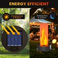 thumbnail image 5 of Paquete de 2 Tapas de Repuesto para Luz Solar con Llama Parpadeante, Kit de Repuesto para Linterna Solar Exterior Impermeable., 5 of 5