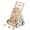 Wood, variant on CONCETTA Play Vehicles with Storage Space, Adjustable Speed Push Car with Maze Toys, Green