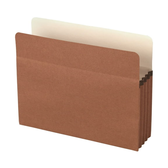 Office Depot Standard File Pocket, 3 1/2in. Expansion, Letter Size, Brown, OM01412