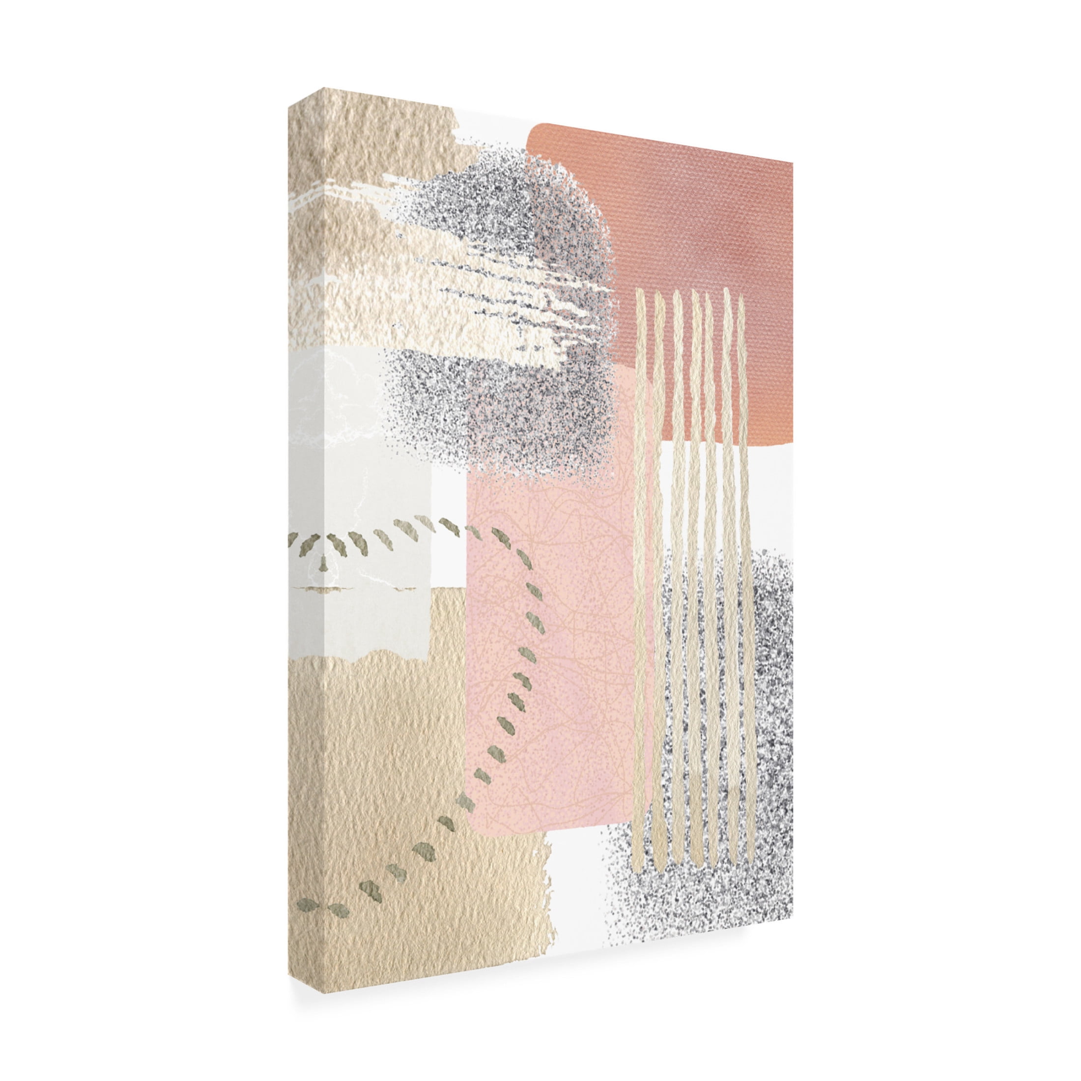 Trademark Fine Art Sally Ann Moss Delicately Pink 1 Canvas Wall Art
