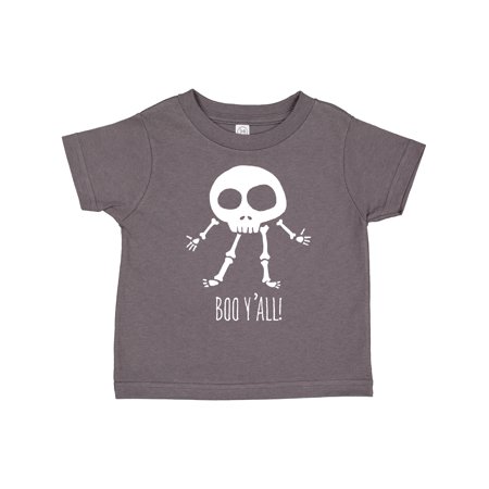 

Inktastic Halloween Cute Skeleton Boo Y all! Gift Toddler Boy or Toddler Girl T-Shirt