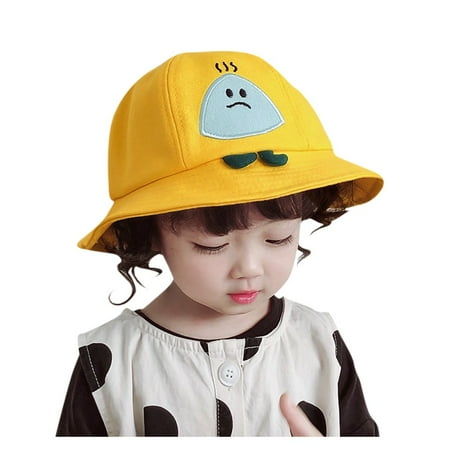 

Relanfenk Baby Hats Children Boy And Girl Summer Outdoor Sunscreen Cartoon Foldable Hat