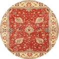 thumbnail image 1 of Ahgly Company Indoor Round Traditional Red Oriental Area Rugs, 4' Round, 1 of 6