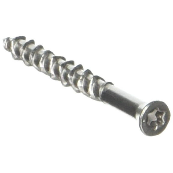 Simpson Strong Tie T07162FWP Deck Screw, No 7 X 1-5/8 in, 316 Stainless Steel