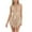 Khaki, variant on Wancir Women's Sequin Dress Spaghetti Strap Sexy Deep V Neck Backless Glitter Club Party Skater Swing Mini Dress
