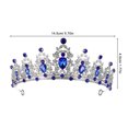 thumbnail image 2 of unbranded Tiaras Barrocas Oscuro Para Fiesta De Graduación Y Elegantes, 2 of 7