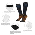 thumbnail image 3 of Fotbe Glowing Snake Dark Forest Calcetas Divertidas Estampadas para Hombre y Mujer, Calcetas de Algodón hasta la Rodilla para Caminar, Correr, Enfermería y Embarazo, 3 of 6