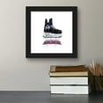 thumbnail image 2 of Gallery Pops NHL Colorado Avalanche - Drip Skate Wall Art, Black Framed Version, 12" x 12", 2 of 5