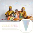 thumbnail image 3 of unbranded 2Ud Adorno Colgante Triangular Para Celebraciones Con Material De Calidad Multicolor, 3 of 8