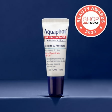 Aquaphor Lip Repair + Protect .35 Fluid Ounce (Pack of 5)