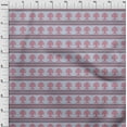 thumbnail image 3 of oneOone Silk Tabby Fabric Arrow & Tree Block Printed Fabric 1 Yard 42 Inch Wide, 3 of 4