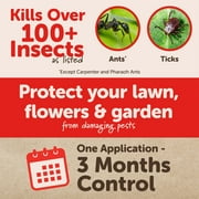 Sevin Insect Killer Outdoor Lawn Granules; 10 lb Bag Treats up to 10,000 Sq. ft.