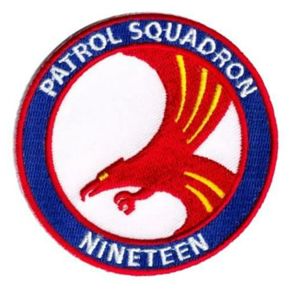 VP-19 Big Red Squadron Patch – Plastic Backing