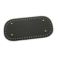 thumbnail image 3 of Cojín moldeador inferior de bolso de cuero PU 60 agujeros 4 uñas para bolso tejido a mano Negro Sunnimix Inserto inferior de asas, 3 of 8