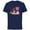 Navy, variant on Disney Mickey & Friends Minnie & Daisy Holiday Cheer - Short Sleeve Cotton T-Shirt for Adults - Customized-Black