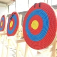thumbnail image 3 of UDIYO Outdoor Round Archery Bow Straw Target Slice Coiled Practice Shooting Dart Board, 3 of 7