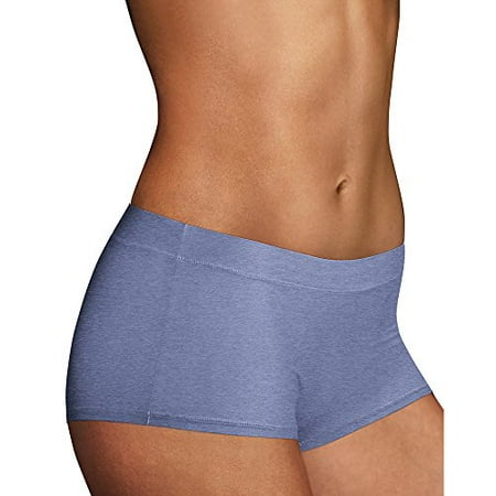 

Maidenform Dream Tailored Cotton Boyshort Denim Heather 5 2PACK Pack of 2