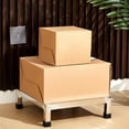 thumbnail image 2 of 2 Pack Dunnage Rack 13.8" Long x 13.8" Wide, 3.9" Height Stainless Steel Dunnage Rack 1000+ Pound Capacity Storage Commercial Food Service Storage in Restaurant Kitchens Shop, 2 of 5