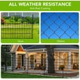 thumbnail image 4 of Pinypikaka Garden Fence,10 Panels No Dig Decorative Fence for Outdoor, Yard, Patio, Animal Barrier Rustproof Metal Wire Panel, Temporary Dog Fence, 4 of 6