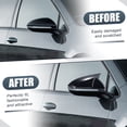 thumbnail image 2 of Pair Car Rear View Driver Passenger Side Mirror Cover Cap Overlay Gloss Black for Volkswagen Golf MK7 Touran L Mirror Guard Covers Exterior Decoration, 2 of 6