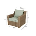 thumbnail image 3 of Better Homes & Gardens Bellamy Outdoor 2pk Lounge Chairs, Green, 3 of 11
