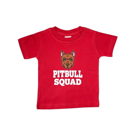 

Inktastic Dog Pitbull Squad Gift Baby Boy or Baby Girl T-Shirt