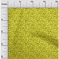 thumbnail image 1 of oneOone Cotton Cambric Yellow Fabric Leaves Sewing Material Print Fabric By The Yard 42 Inch Wide, 1 of 4