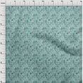thumbnail image 4 of oneOone Cotton Flex Teal Green Fabric Batik Quilting Supplies Print Sewing Fabric By The Yard 40 Inch Wide, 4 of 5