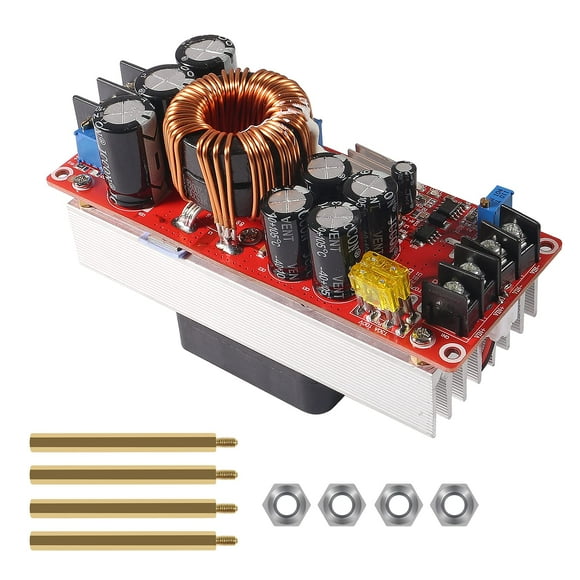 ACEIRMC Convertisseur Boost 1500W 30A DC-DC Module d'Alimentation à Flux Constant Step-up DIY en 10-60V Sortie 12-90V Module d'Unité Électrique (1500W 30A Convertisseur Boost)