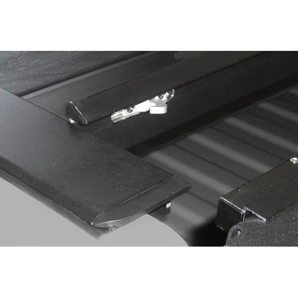 Fits 2022-2024 Nissan Frontier Roll-N-Lock Tonneau Cover LG845M M-Series; Manual Retractable; Lockable; Black; Vinyl Over Aluminum