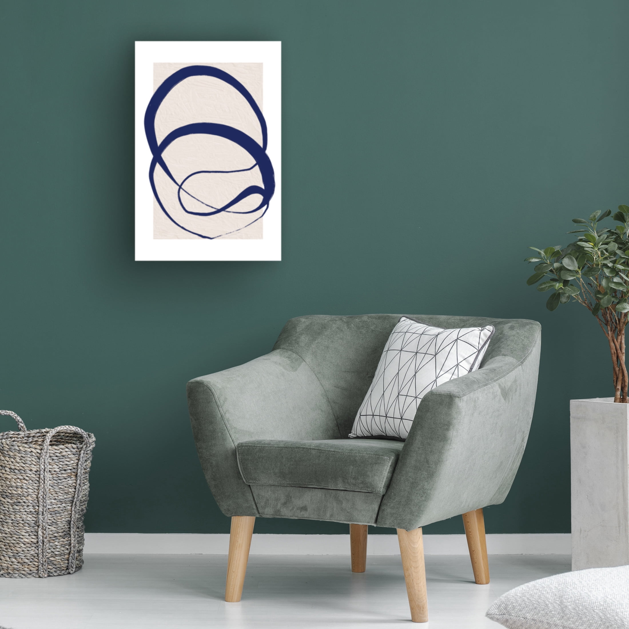 Trademark Fine Art Sally Ann Moss Feeling of Patience 1 Canvas Wall Art