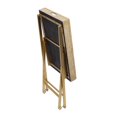 thumbnail image 2 of hometrends Marmora Gold/Natural Fold Away Rectangle Accent Table, 2 of 5