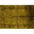 thumbnail image 1 of Ahgly Company Indoor Rectangle Oriental Yellow Industrial Area Rugs, 7' x 9', 1 of 4