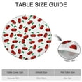 thumbnail image 6 of Round Picnic Table Cloth 100% Waterproof & Oil Proof, Elastic Fitted Table Cover for 36"-44" Round Tables, for Dining, Camping, Outdoor, 6 of 7