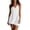 White, variant on Erwazi Dresses for Women V Neck Adjustable Strap V Neck Dress Trendy Soft able Cut Ideal Casual Daily Mini Dresses