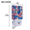 thumbnail image 4 of Yayeee LED Plug in Night Light for The Home with Auto Dusk to Dawn Light Sensors, 2 Pack, Pink Flowers Pattern, 4 of 6