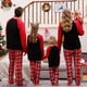 thumbnail image 3 of Merry Xmas Letter Print Family Christmas Pajamas Set 2024 New Year Clothes Adults Kids Matching Outfit Baby&Dog Romper Xmas Look, 3 of 4